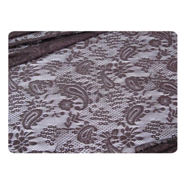Eco-Friendly Polyester Lace Fabric , Cashew Design for Underwear CY-CT8503