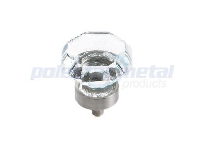 Punhos de cristal brilhantes do armário e níquel escovado do armário dos botões botões decorativos