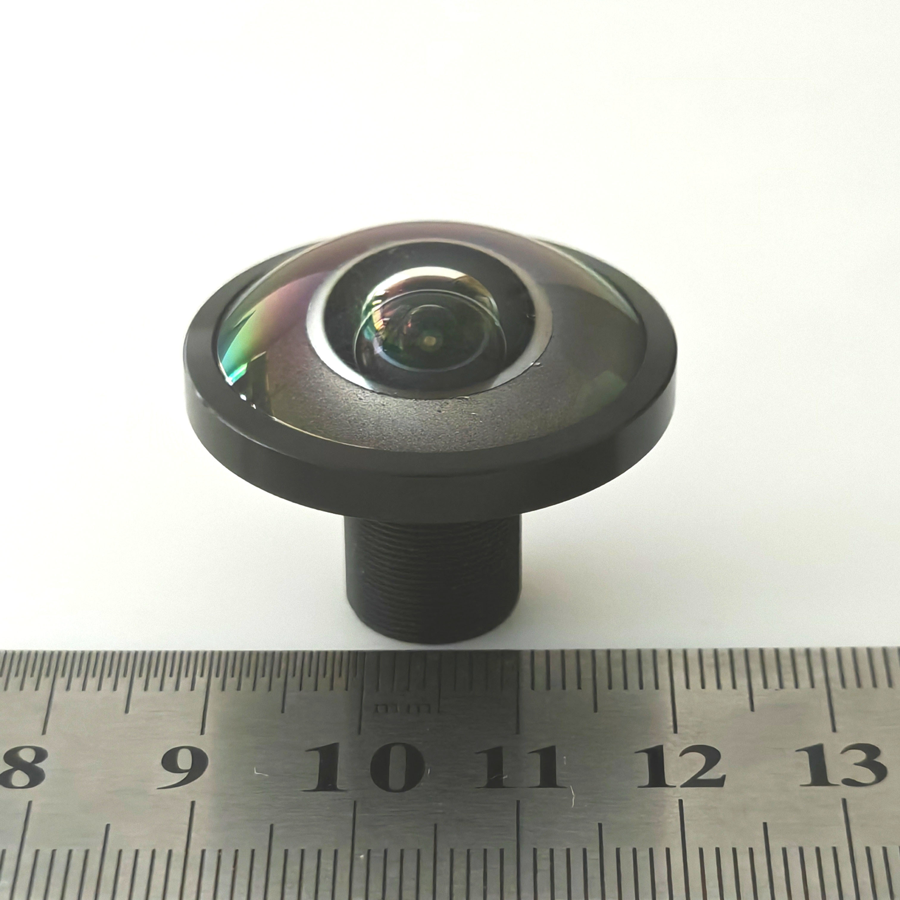 1.9mm F2.8 13MP 200 Deg Ultra Wide Fisheye Lens M12 9G+IR Low Distortion for 1/1.6 IMX676 Action Camera 360 Panoramic