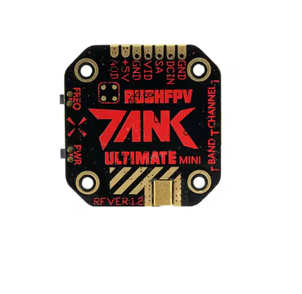 Rush TANK ULTIMATE MINI VTX 5.8ghz 48ch Raceband Stackable Fpv Transmitter for Rc Drone Video Transmission