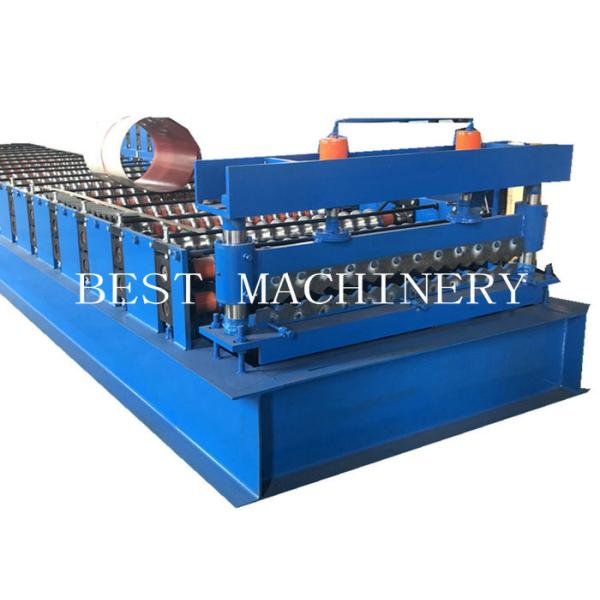 Corrugated Automatic Roofing Sheet Roll Forming Machine 380v 50HZ Frequency