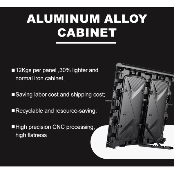 YUYI LED Stadium Screen with Arc Splicing Adjustable Bracket and Cooling Fans for Outdoor Rental LED Display