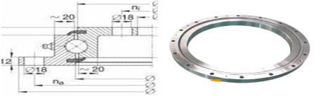 High Precision 111.25.322 Tooth Hardening Slewing Ring Swing Bearing For Excavator