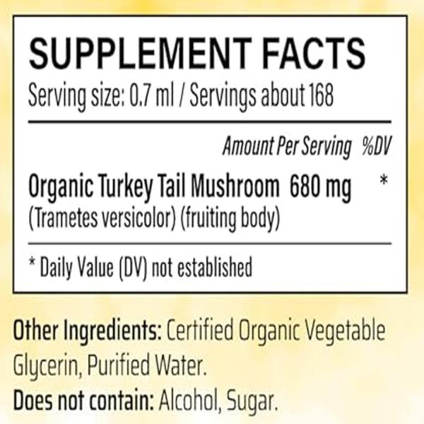 VitaGlow High Absorption Liquid Turkey Tail Mushroom Dietary Supplement
