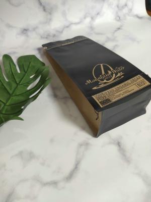 Non Breakage Custom Printed Coffee Bags With Zipper Customized Size