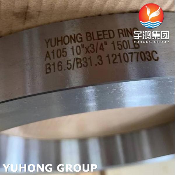 Tubería de acero del carbono de ASTM A105 que cabe el anillo de corrimiento forjado/el anillo del goteo