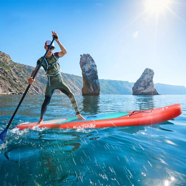 Red Double PVC 11 Feet 305*76*15cm Mens Paddle Board