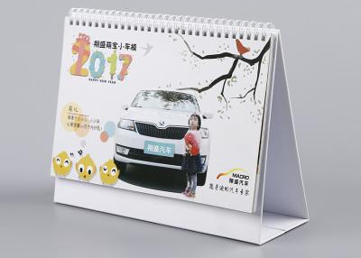 Metal branco Y de calendário de mesa do escritório do triângulo - O que liga com suporte da pena