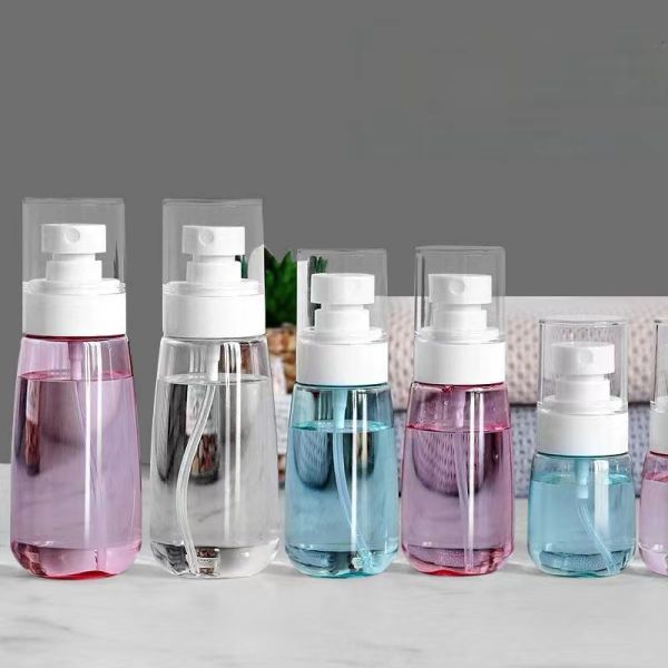 30/60/100ML Premium Refillable Cosmetic Dispenser PET Mist Spray Bottle  Lotion Conditioner Hand Sanitizer