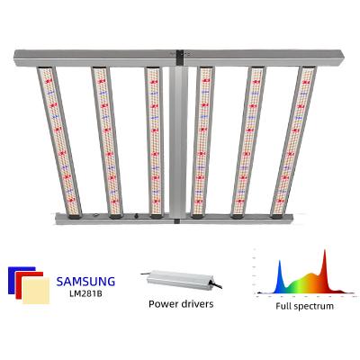 Lâmpada de crescimento de sementes de interior Um canal 640W LED Crescer Luz Espectro completo Aumentar o crescimento das plantas
