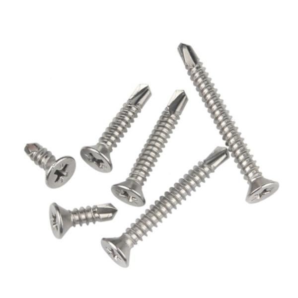 ISO9001 2015 Certified Stainless Steel Self Drilling Screws with Phillips Csk Head