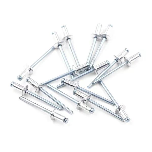 ISO15977 Rivets And Pins RVT AL ST Zinc Plating Open End Blind Rivet
