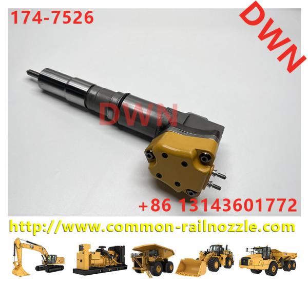 Machine à creuser 3412E moteur injecteur de carburant diesel 174-7526 1747526 pour C-A-T