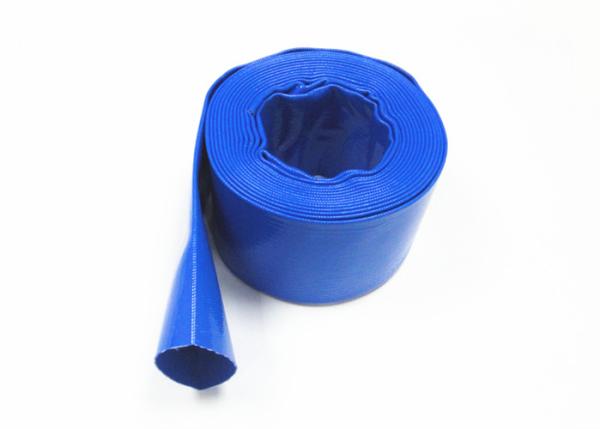 1 Inch Lay Flat Hose / 25mm Flat Discharge Hose With Excellent Bonding