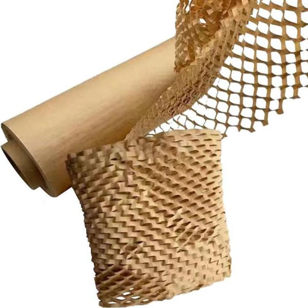 Custom Size&Color Wine Bottle Protector Packaging Honeycomb Paper Sleeve Wrap Protector Bottle Honeycomb Paper Sleeve