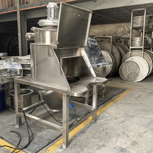 304 Stainless Steel Dust-free Feeding Station Food Chemical Powder Small Bag Feeding Conveyor