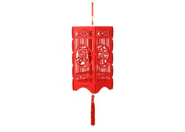 1pc Chinese New Year EN71 Felt Holiday Decorations Hang Lanterns