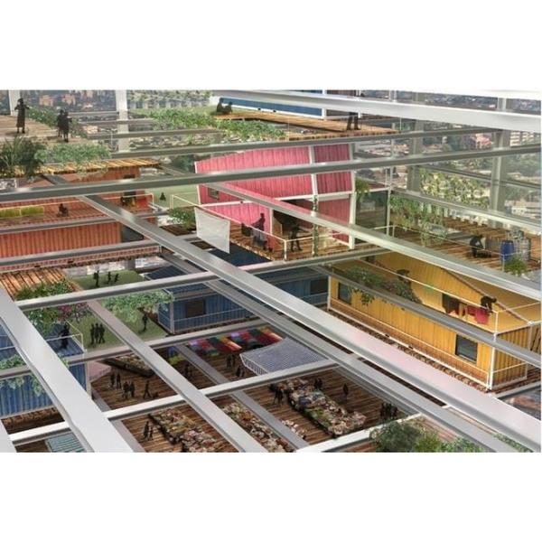 Sun Glass Window Prefabricated Flat Pack Shipping Container Homes