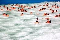 Biggest Outdoor Water Park Wave Pool Construction Strong Power With Stainless Steel Filter