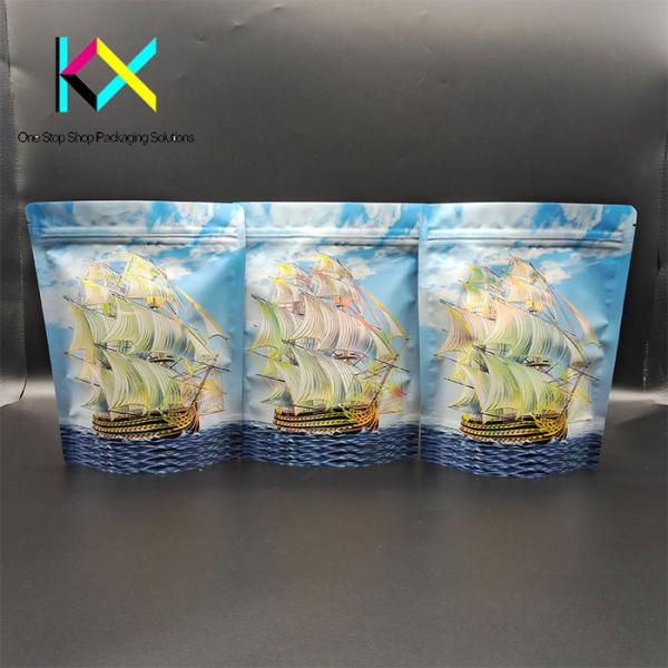 OEM ODM Ziplock Resealable Mylar Bag Hot Stamping Eco Stand Up Pouches