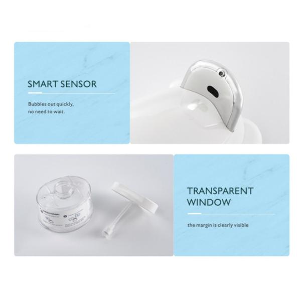 Портативный Countertop распределителя PETG 5CM Touchless жидкостного мыла 200ML