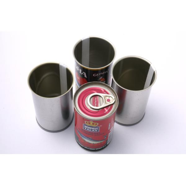 Silver 80g Tin Can Food Packaging Customized Tinplate Food Packaging