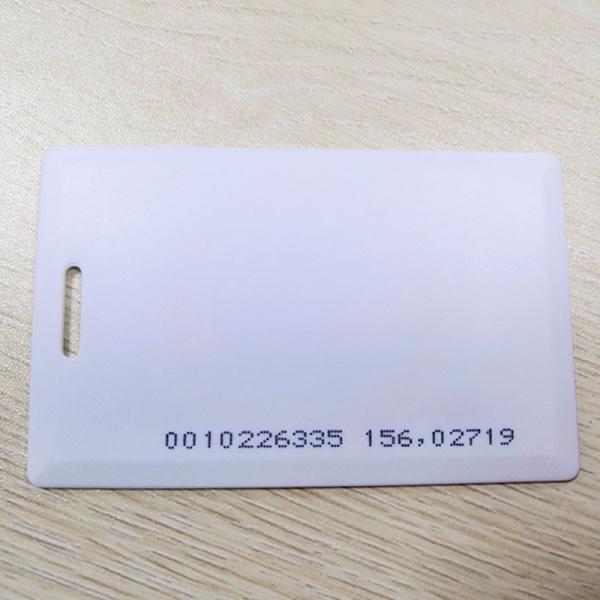 125khz ABS Proximity Clamshell Card With UID Numbers Printing