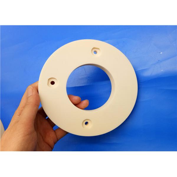 Precision 95%-99.7% Alumina Ceramic Flange Ring / Flange Pump / Insulating Flange