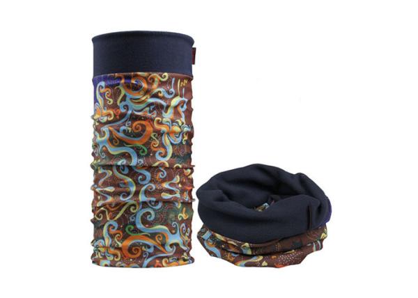 Blue Wind Resistant Polar  Headwear Sublimation Printing Not Faded Deformation