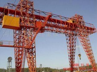 Truss Double Girder Gantry Crane Industrial A Frame Rubber Tired Electric Motors Driving