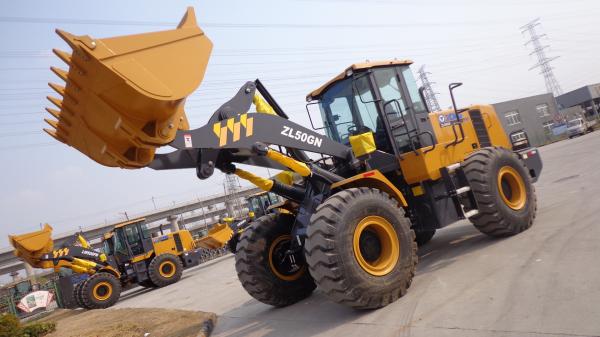 XCMG ZL50GN Compact Wheel Loader 3m3 Bucket Size / 5 Ton Loader Machine