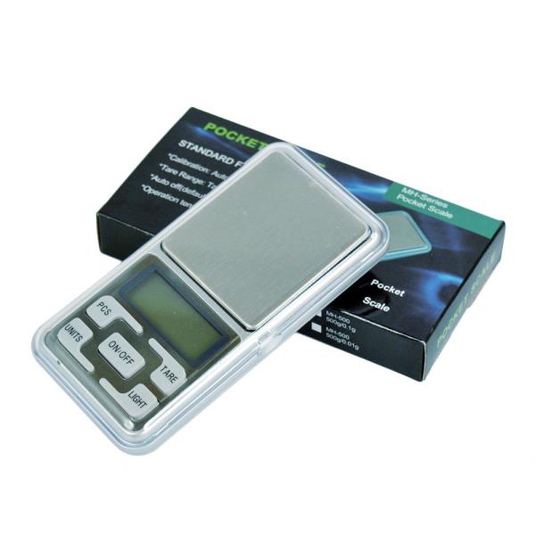 Pocket Digital Scale Mini Digital Balance for Jewelry Weighing 500g 0.01g Product Size 128*75*19mm 2* AAA batteries
