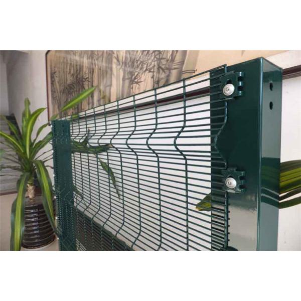 80x80mm Post Size 358 Anti Climb Fence Q235 Galvanized Steel Low Carbon Steel Wire