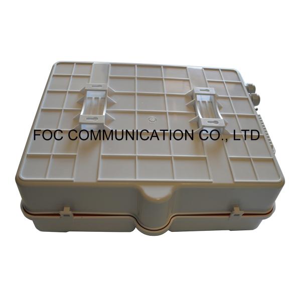 IP65 UV Resistant Fiber Optic Termination Box Wall / Pole Mount ABS Plastic Materials