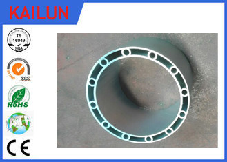 Mill Finish Round Hollow Aluminum Extrusion for Boats , 6061 / 6005 Aluminum