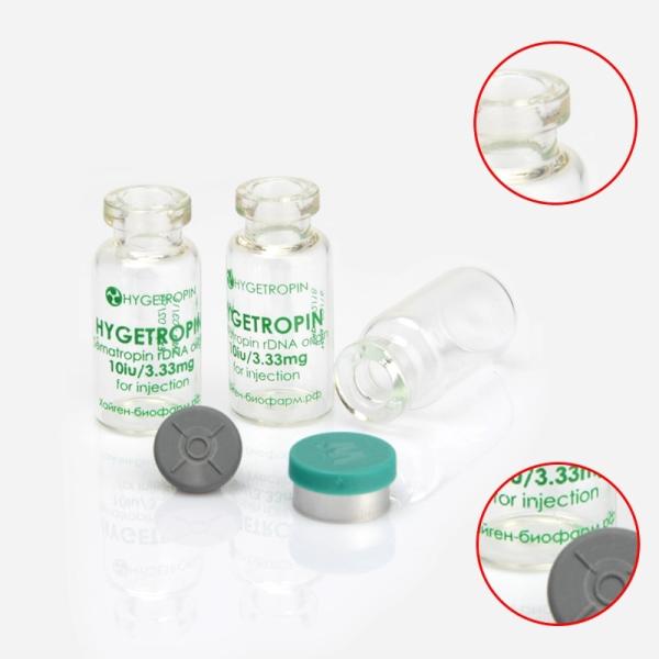 пробирка ясности пенициллина 3ml стеклянная с резиновым затвором