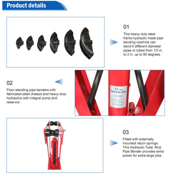 Портативная машинка гибочных устройств трубы для жидкости под высоким давлением закаточного станка 12t ручная