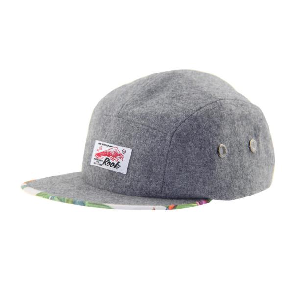 Personalized Wool Blend 5 Panel Camp Caps Adult Size Unconstructed