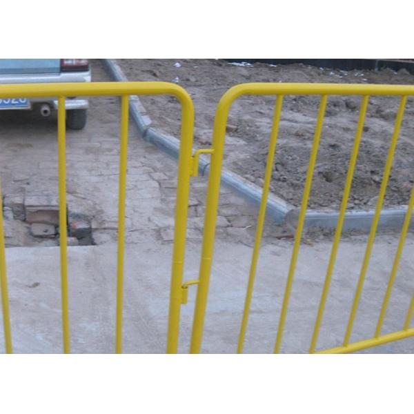 RP Safety Removable Metal Pedestrian Barriers , Steel Road Safety Barricades