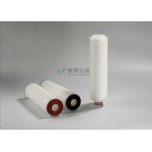 PP Pleated Water Filter Cartridges , Industrial Cartridge Filters 5 Micron RO