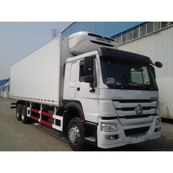 Sinotruk HOWO 8x4 40ft cheap thermo king refrigerated trucks for sale in ghana