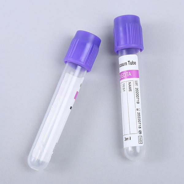 PP PET Vacuum Blood Collection Tube 2ml-10ml Volume
