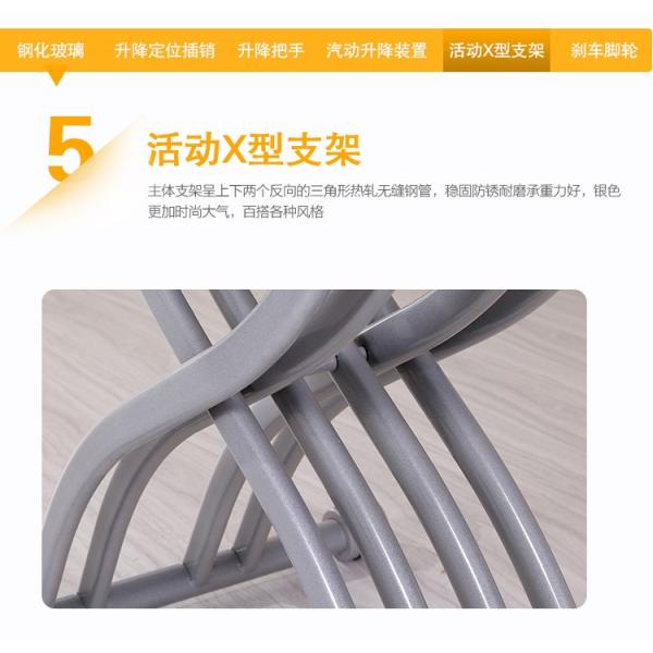 Pneumatic Lifting Center Coffee Table , Glass Lift Top Coffee Table