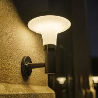 Lampe solaire murale à lumens élevés, décoration de jardin, étanche IP65, lampes solaires pour couloir, montage mural
