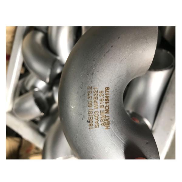 Seamless 304 180 Degree Stainless Steel Elbow SCH5 Polished Surface