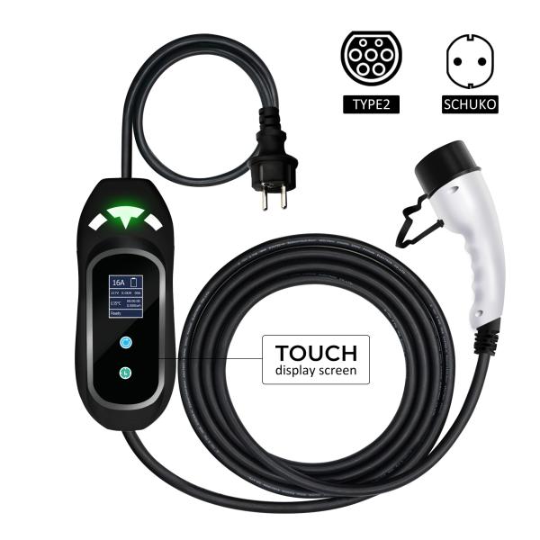 50HZ/60HZ Portable EV Charger EVSE Box Type 1 Type 2 Mode 2