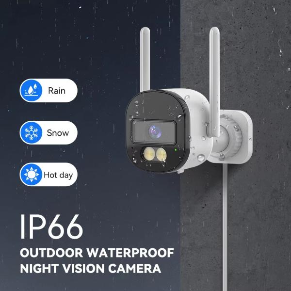 CCTV Mini WiFi Camera Night Vision Dual Light  CCTV Home Support NVR Waterproof Wifi Camera