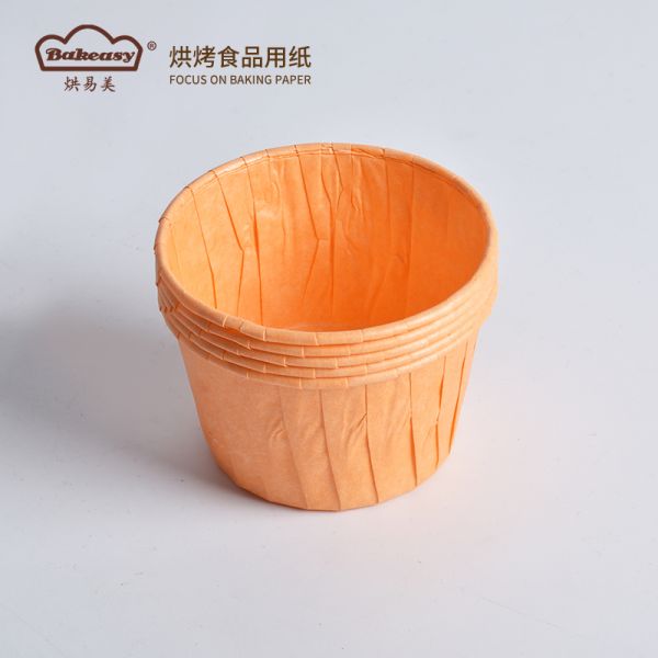 Rolled Rim Muffin Cup for Cupcakes Greaseproof & Disposable Premium Food-Grade Liners