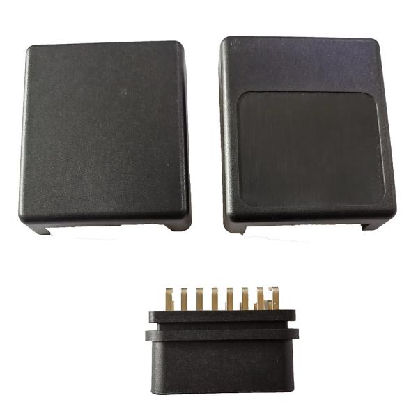 Gold Plated Bent Pin Female OBD Connector Obd Obd2 Housing For Diagnostic Tools