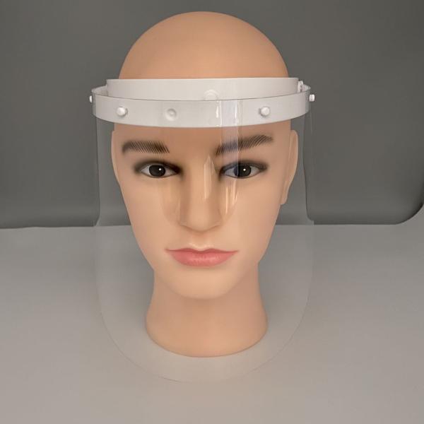 Anti splash face protective reusable shield with flip up cover